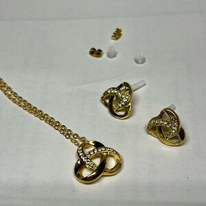 Love Knot Infinity Jewelry Set